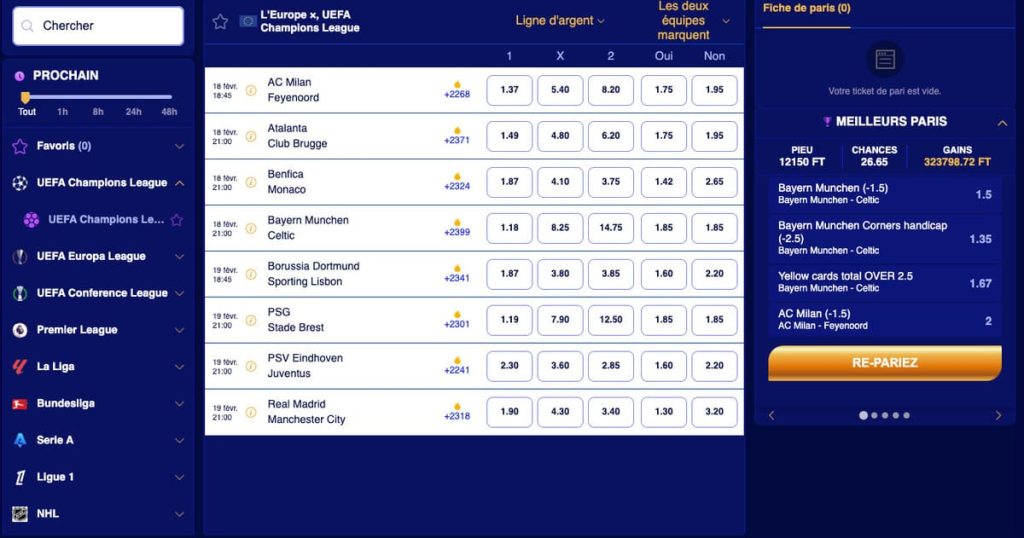 paris sportifs wonaco